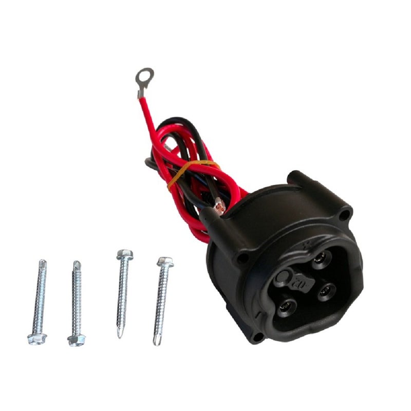 Dr.Acces Golf Cart Receptacle Plug Compatible Yahama Receptacle JW2-H6181-02-00 |Yamaha Golf Cart Charging Receptacle Fits 2008-2010 G29 Drive Models - Image 1